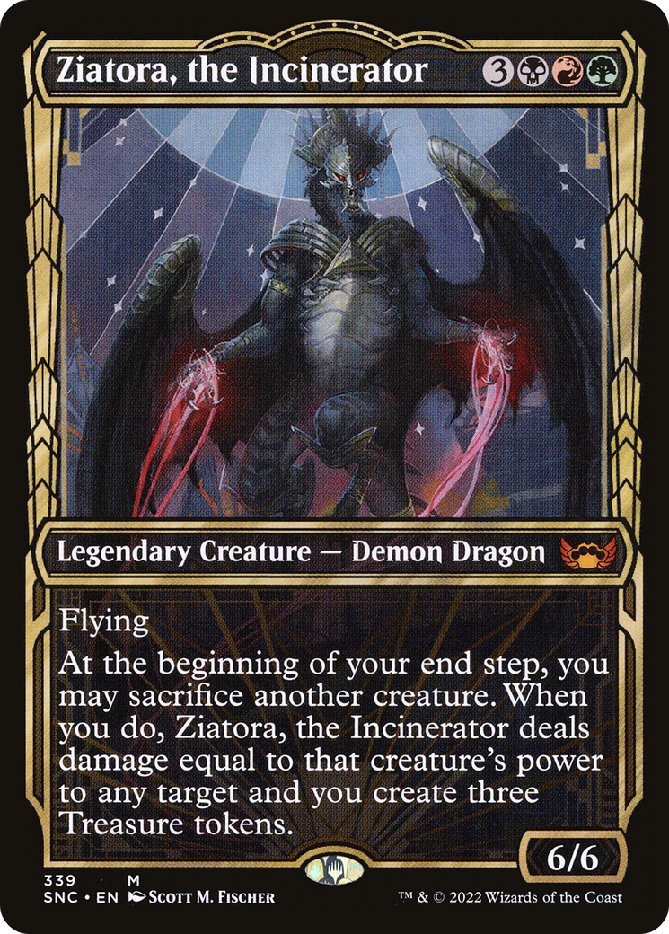Ziatora, the Incinerator (Showcase) (SNC-339) - Streets of New Capenna: (Showcase)