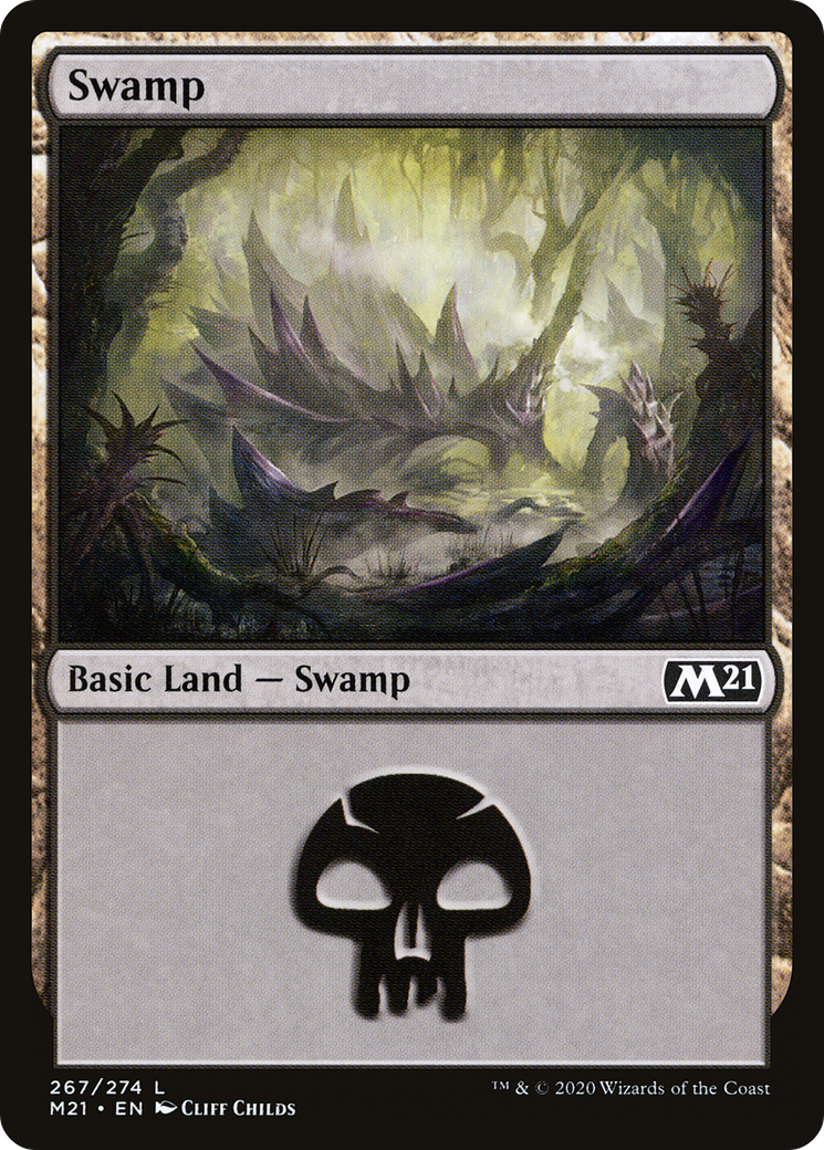 Swamp (267) (M21-267) - Core Set 2021