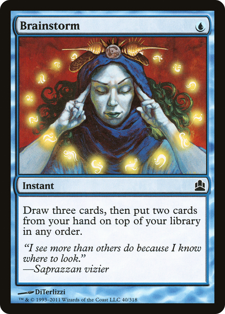 Brainstorm (CMD-040) - Commander 2011