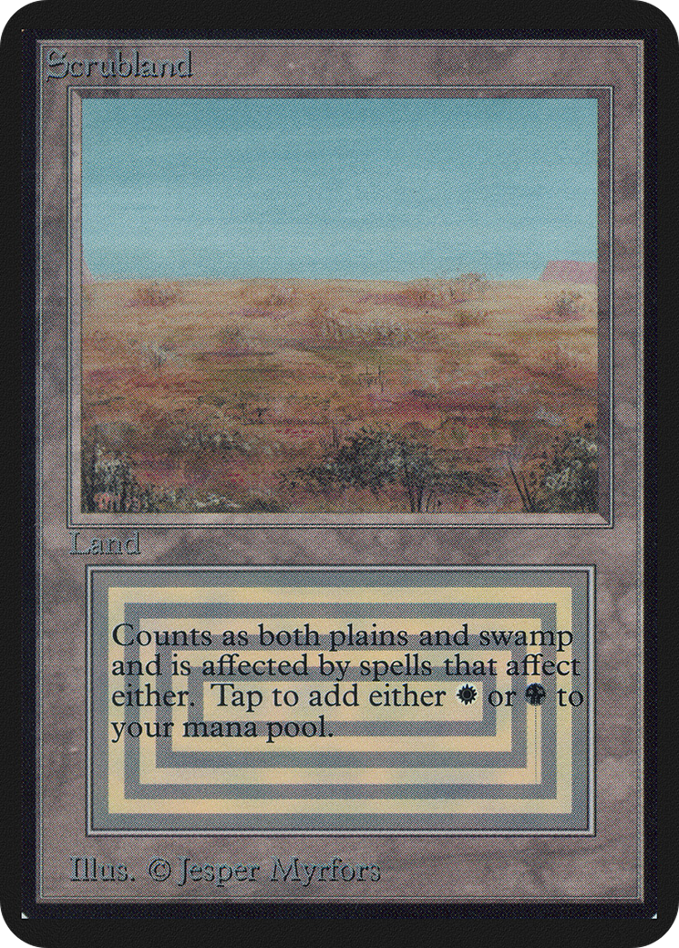 Scrubland (LEA-) - Limited Edition Alpha
