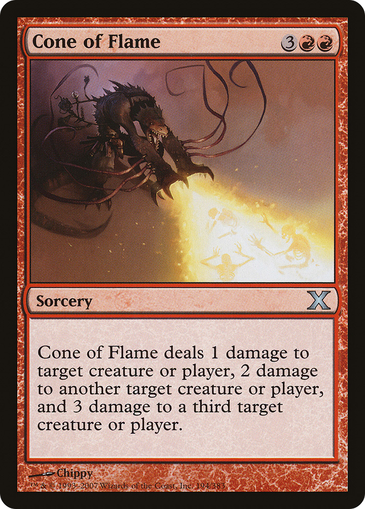 Cone of Flame (10E-194) - Tenth Edition Foil