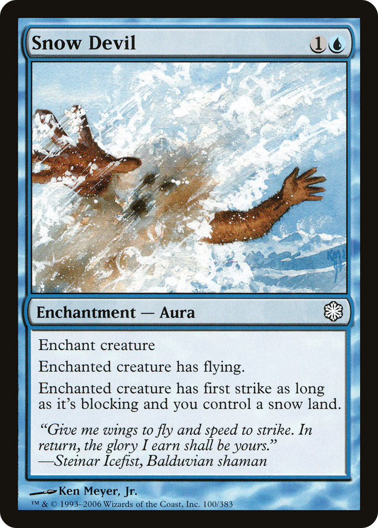 Snow Devil (CTD-100) - Coldsnap Theme Decks