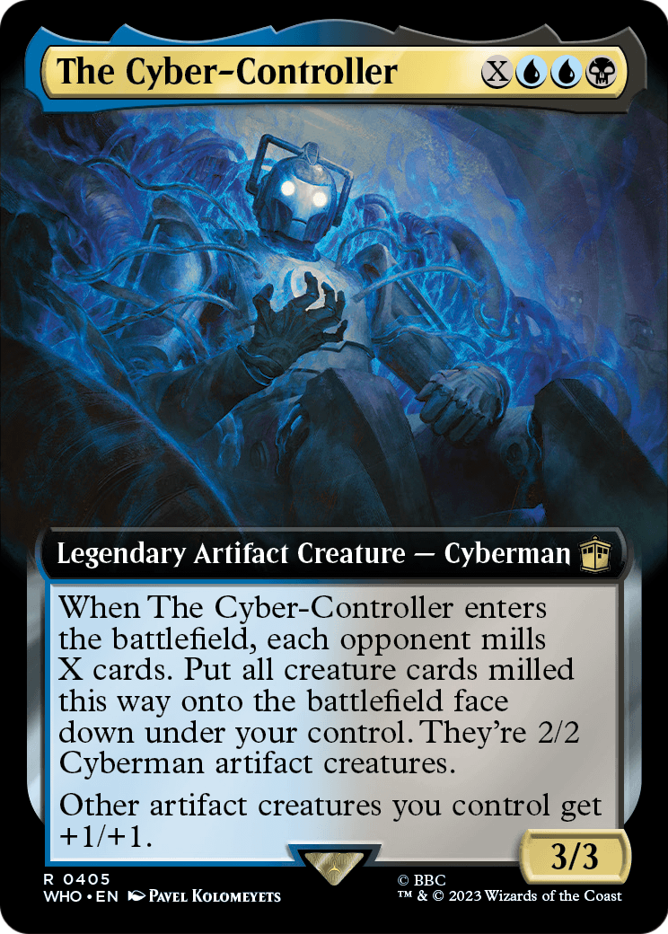 The Cyber-Controller (Extended Art) (WHO-405) - Doctor Who: (Extended Art) Foil