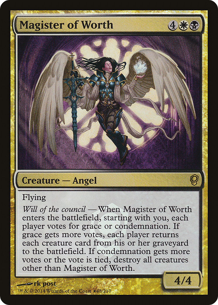 Magister of Worth (LARP-048) - Conspiracy Promos Foil