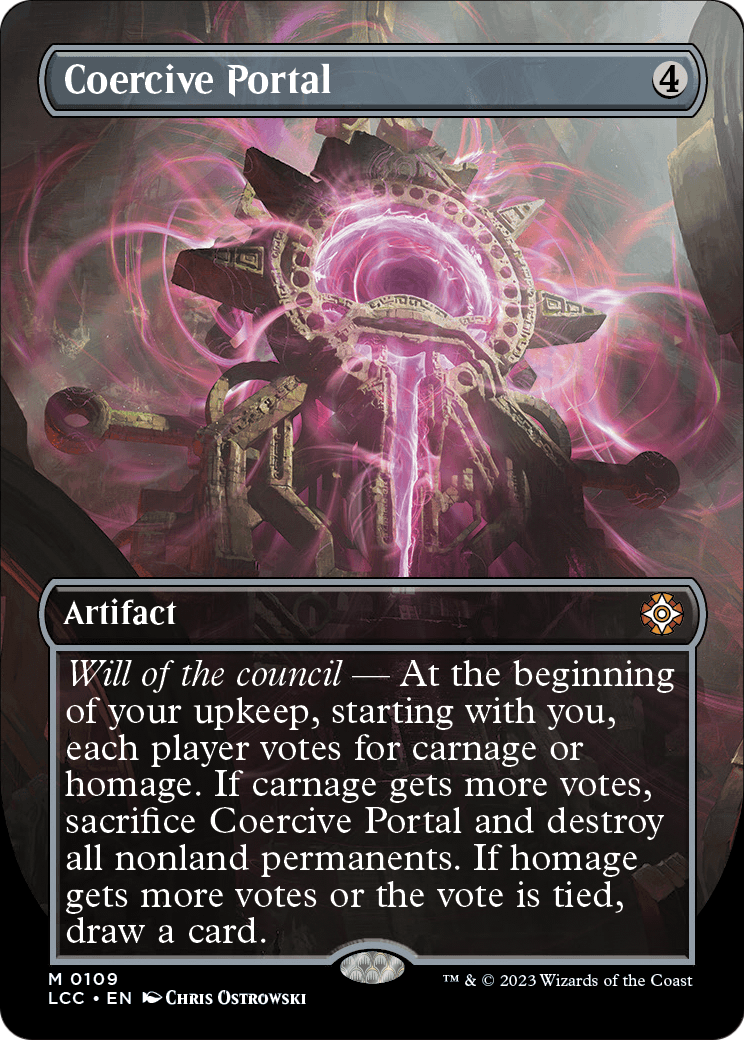 Coercive Portal (Borderless) (LCC-109) - The Lost Caverns of Ixalan Commander