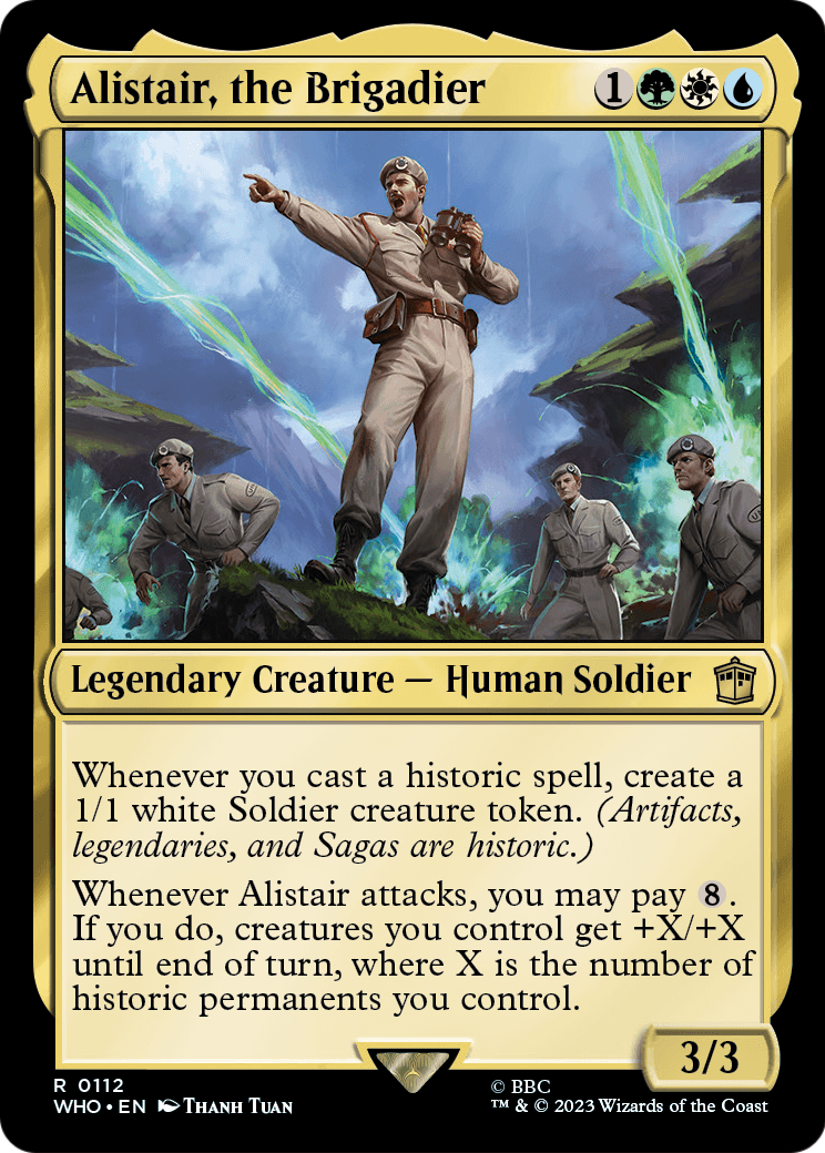 Alistair, the Brigadier (WHO-112) - Doctor Who