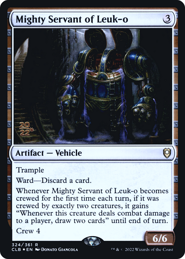 Mighty Servant of Leuk-o (PRE-324) - Battle for Baldur's Gate Promos Foil