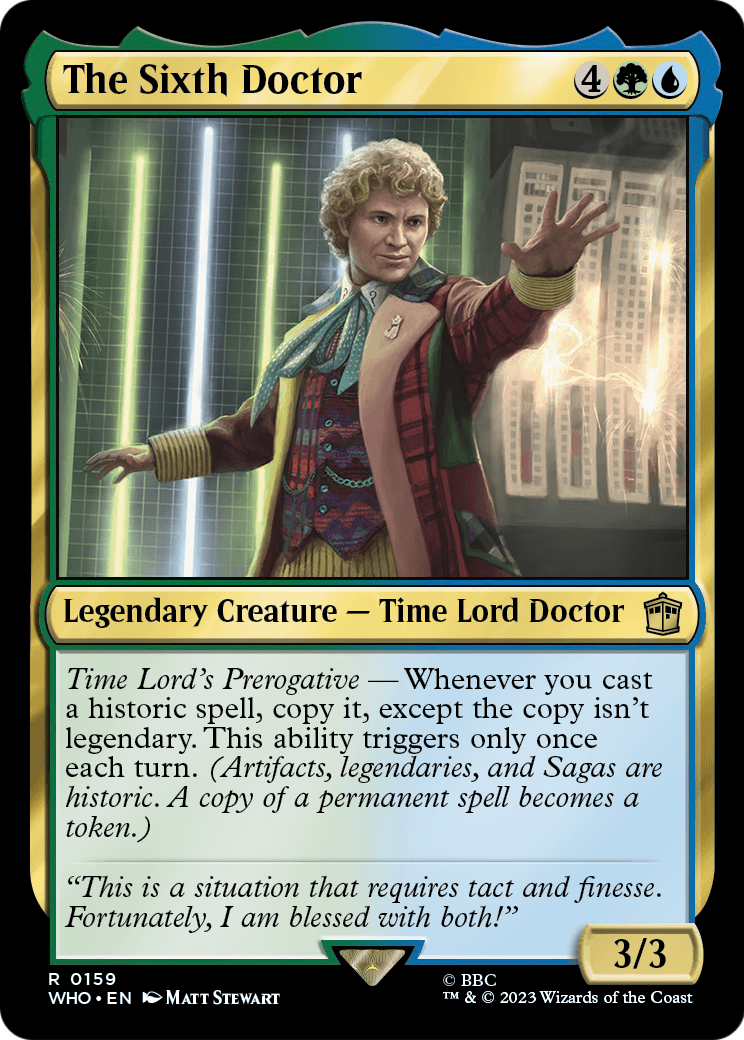 The Sixth Doctor (WHO-159) - Doctor Who