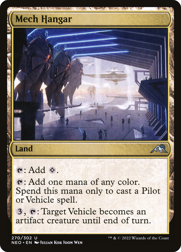 Mech Hangar (NEO-270) - Kamigawa: Neon Dynasty Foil