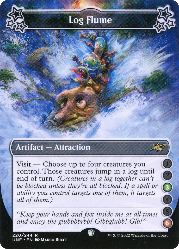 Log Flume (3-6) (UNF-220) - Unfinity Foil