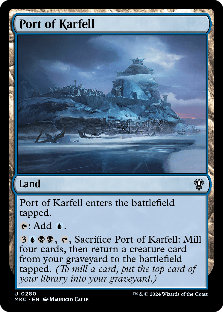 Port of Karfell (MKC-280) - Murders at Karlov Manor Commander