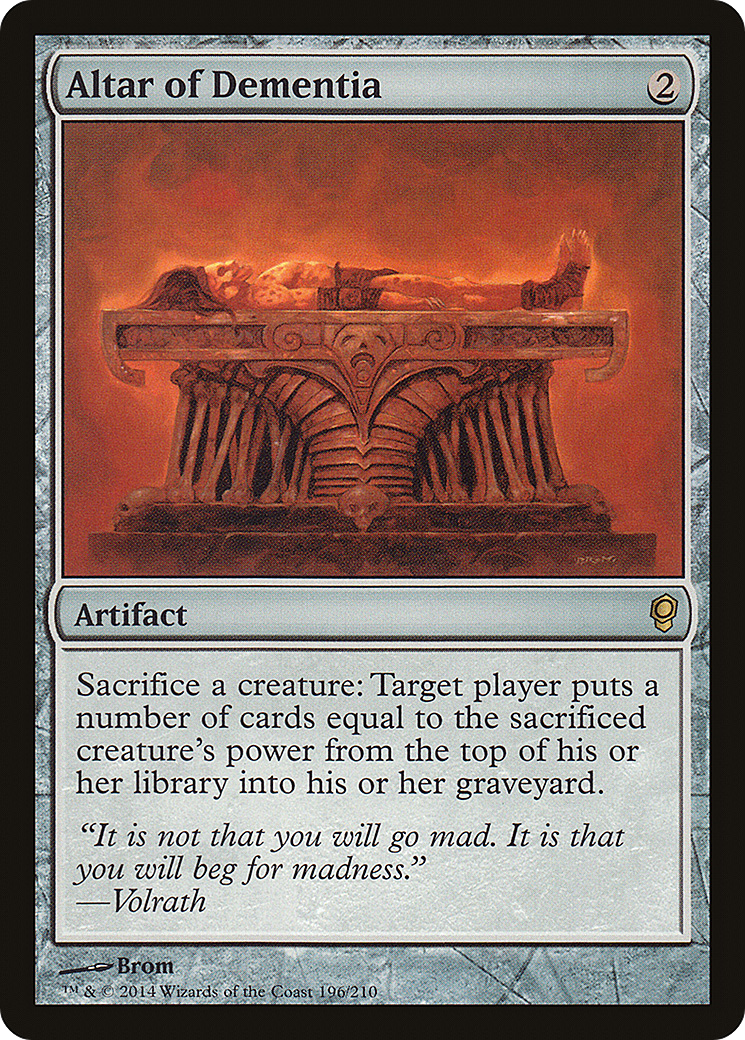 Altar of Dementia (CNS-196) - Conspiracy Foil