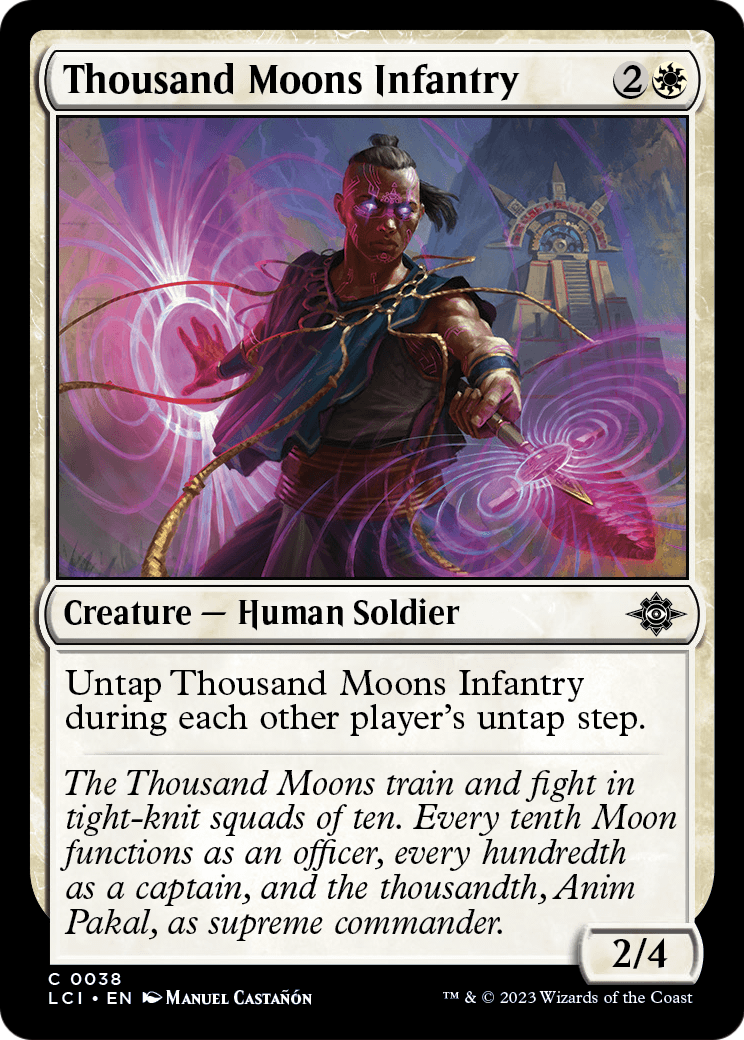 Thousand Moons Infantry (LCI-038) - The Lost Caverns of Ixalan Foil