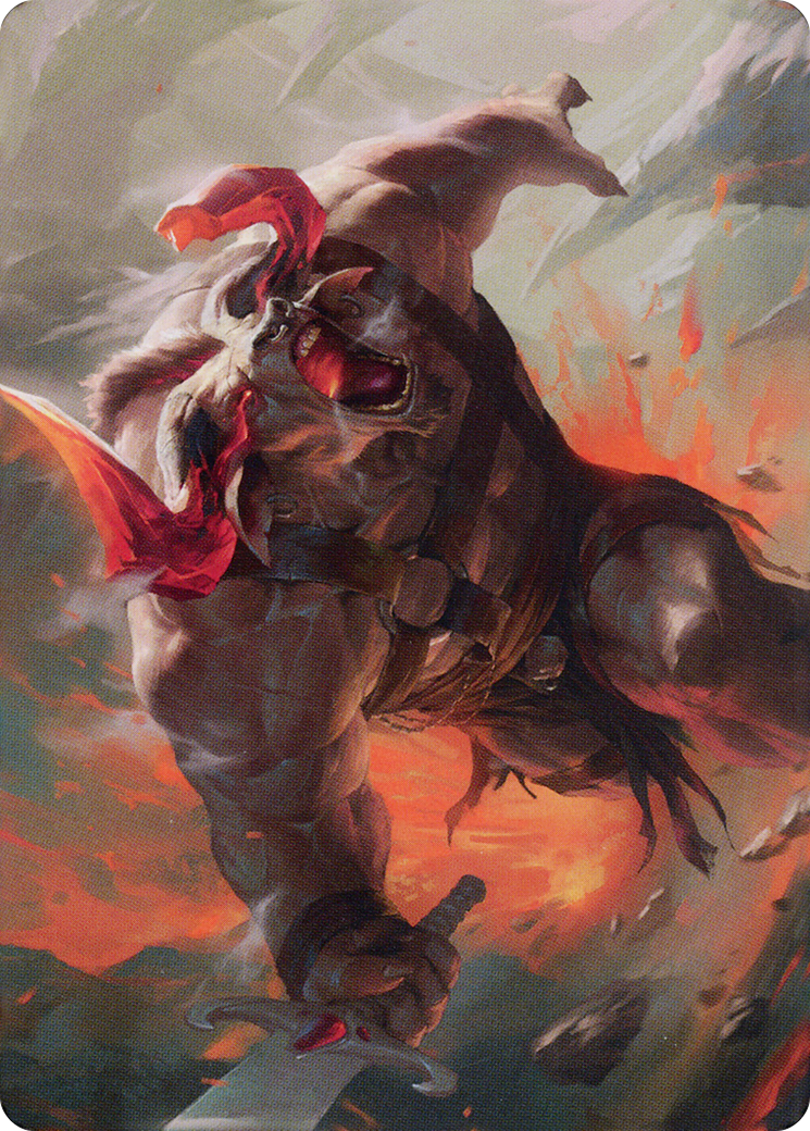 Furious Bellow // Furious Bellow (ADMU-031) - Dominaria United Art Series (Borderless)