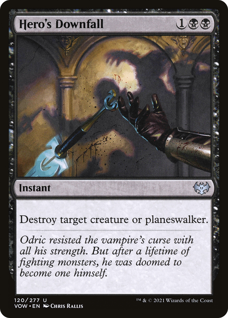 Hero's Downfall (VOW-120) - Innistrad: Crimson Vow