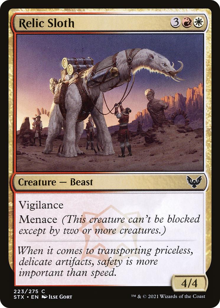 Relic Sloth (STX-223) - Strixhaven: School of Mages Foil
