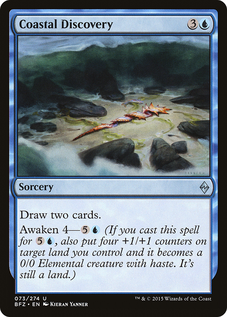 Coastal Discovery (BFZ-073) - Battle for Zendikar Foil