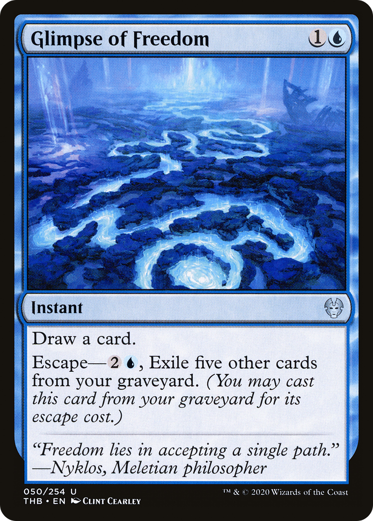 Glimpse of Freedom (THB-050) - Theros Beyond Death Foil