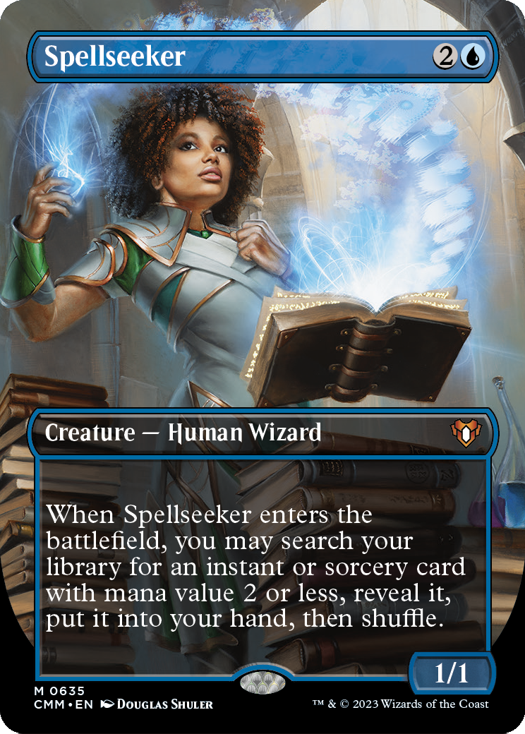 Spellseeker (Borderless) (CMM-635) - Commander Masters