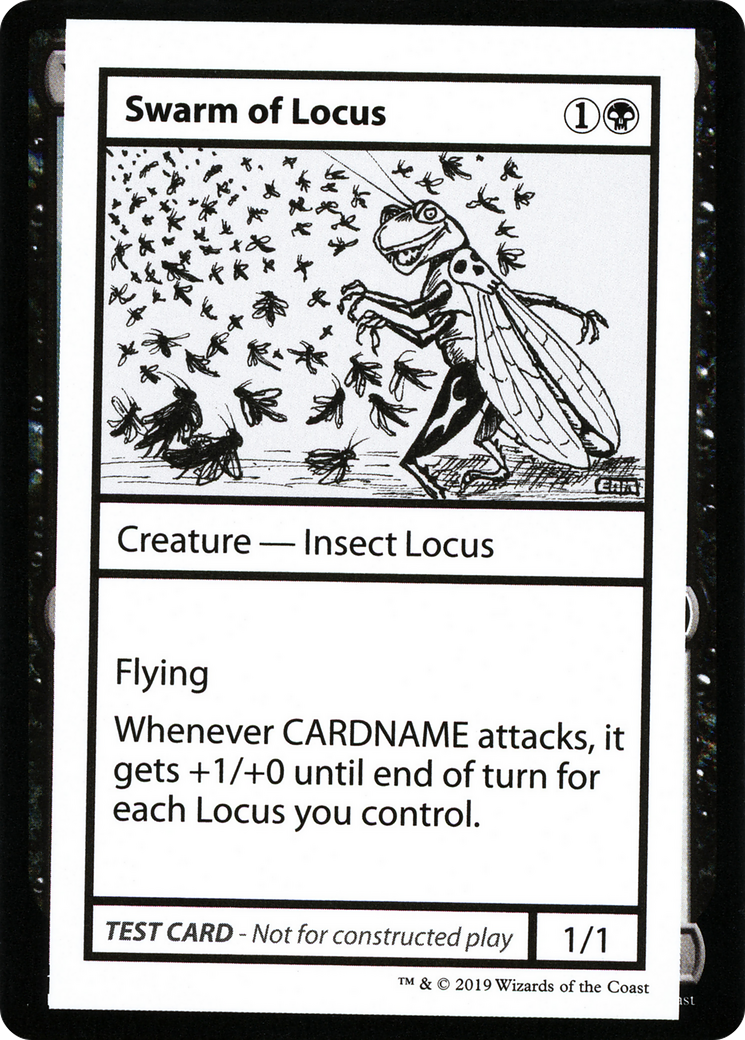 Swarm of Locus (No PW Symbol) (CMB1-) - Mystery Booster Playtest Cards 2021