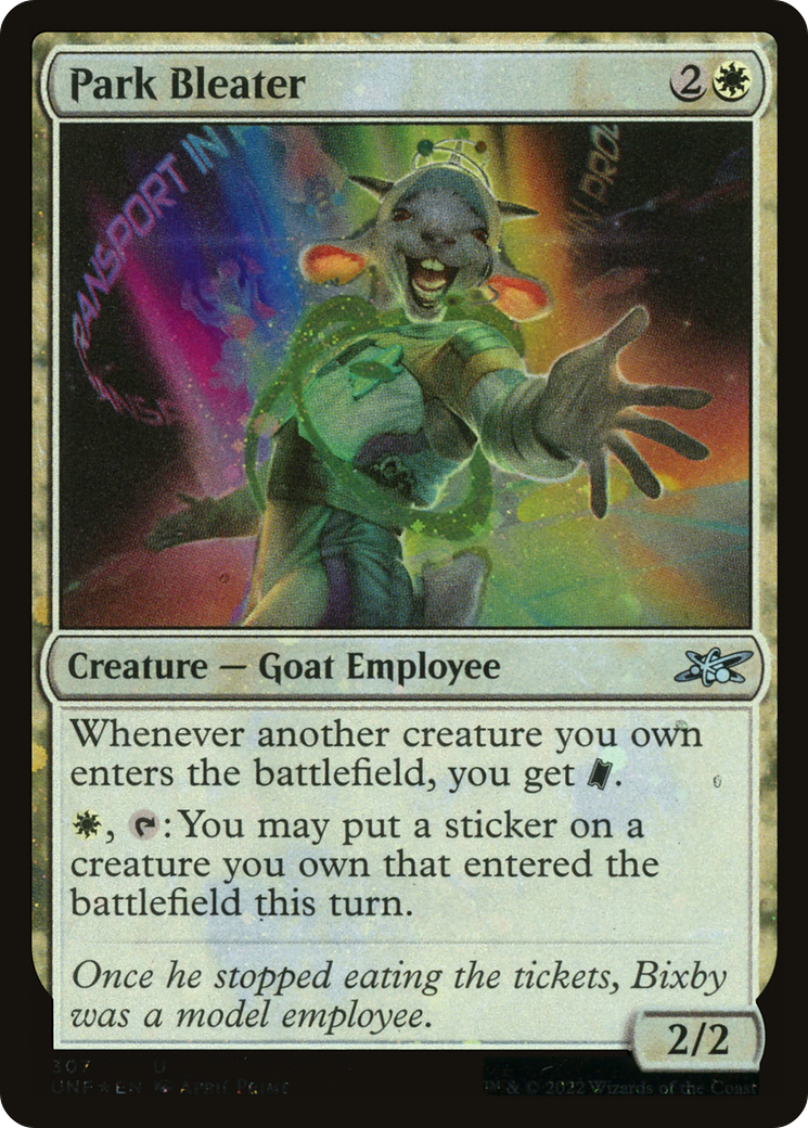 Park Bleater (Galaxy Foil) (UNF-307) - Unfinity Foil