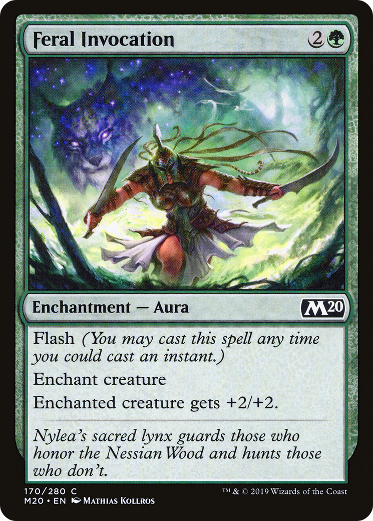 Feral Invocation (M20-170) - Core Set 2020