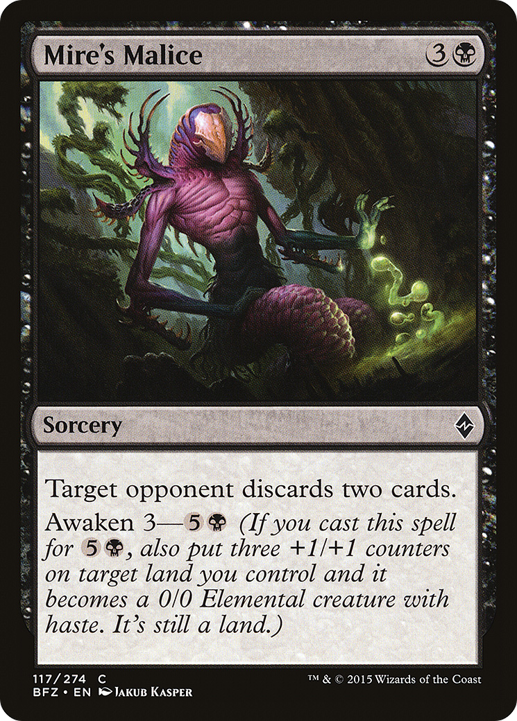Mire's Malice (BFZ-117) - Battle for Zendikar