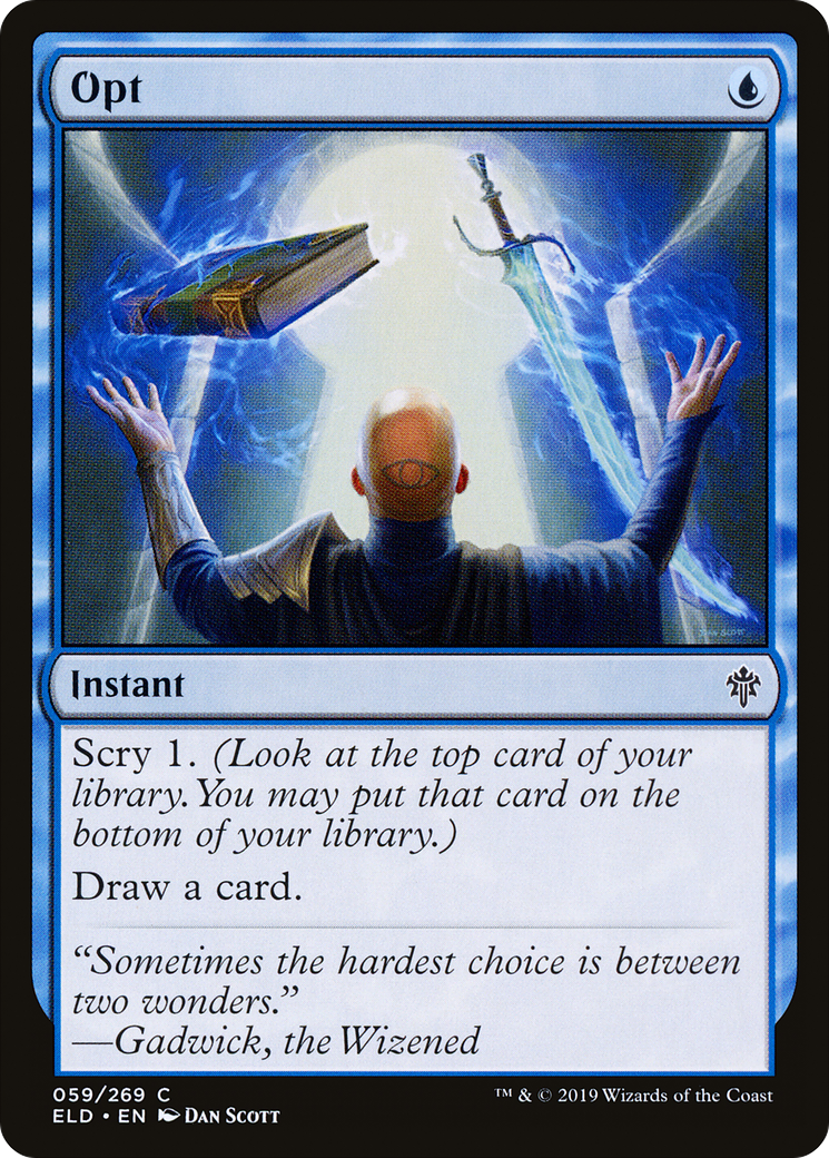 Opt (ELD-059) - Throne of Eldraine