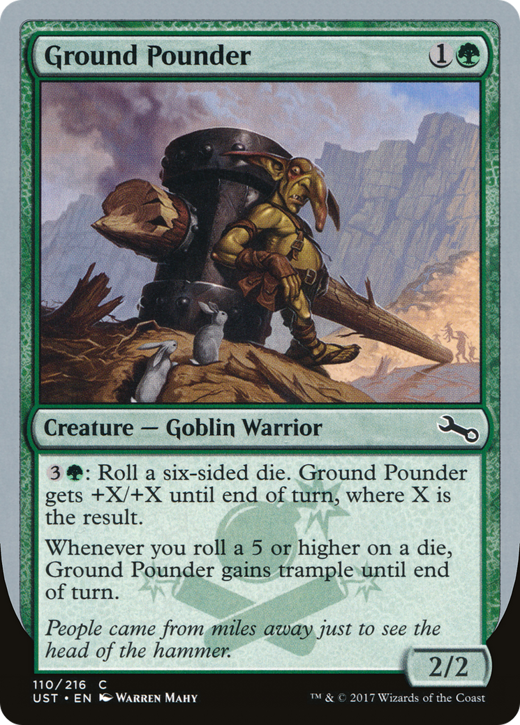 Ground Pounder (UST-110) - Unstable Foil