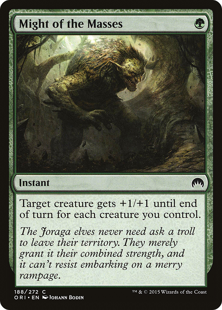 Might of the Masses (ORI-188) - Magic Origins