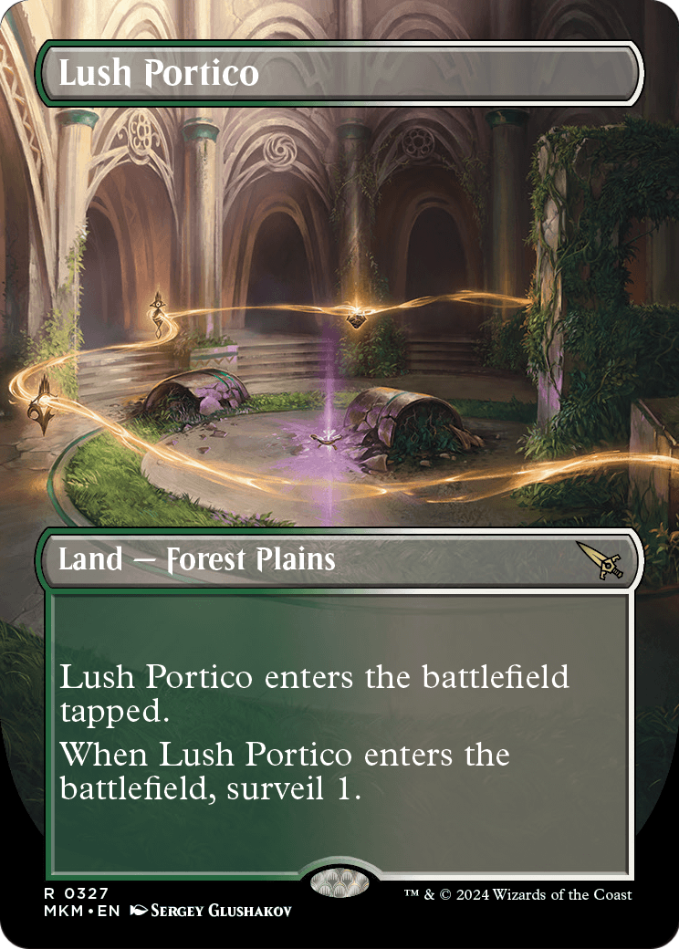 Lush Portico (Borderless) (MKM-327) - Murders at Karlov Manor Foil