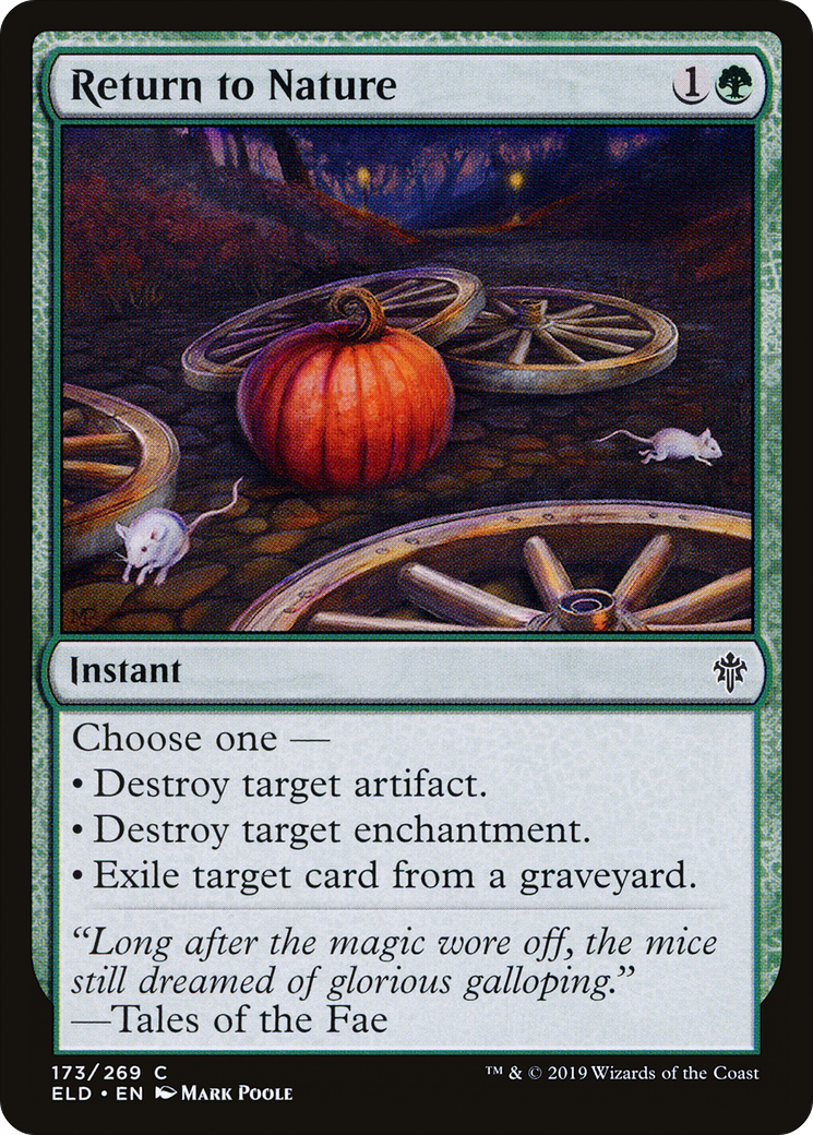 Return to Nature (ELD-173) - Throne of Eldraine Foil