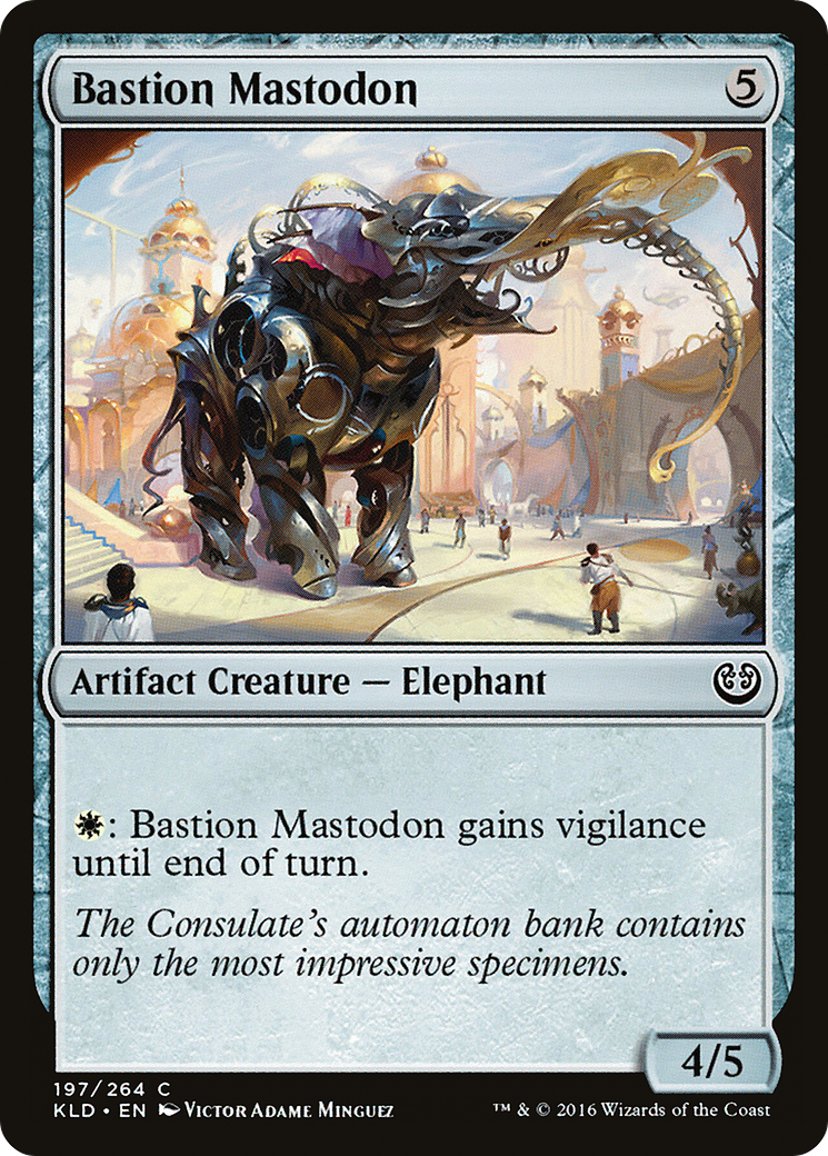 Bastion Mastodon (KLD-197) - Kaladesh Foil