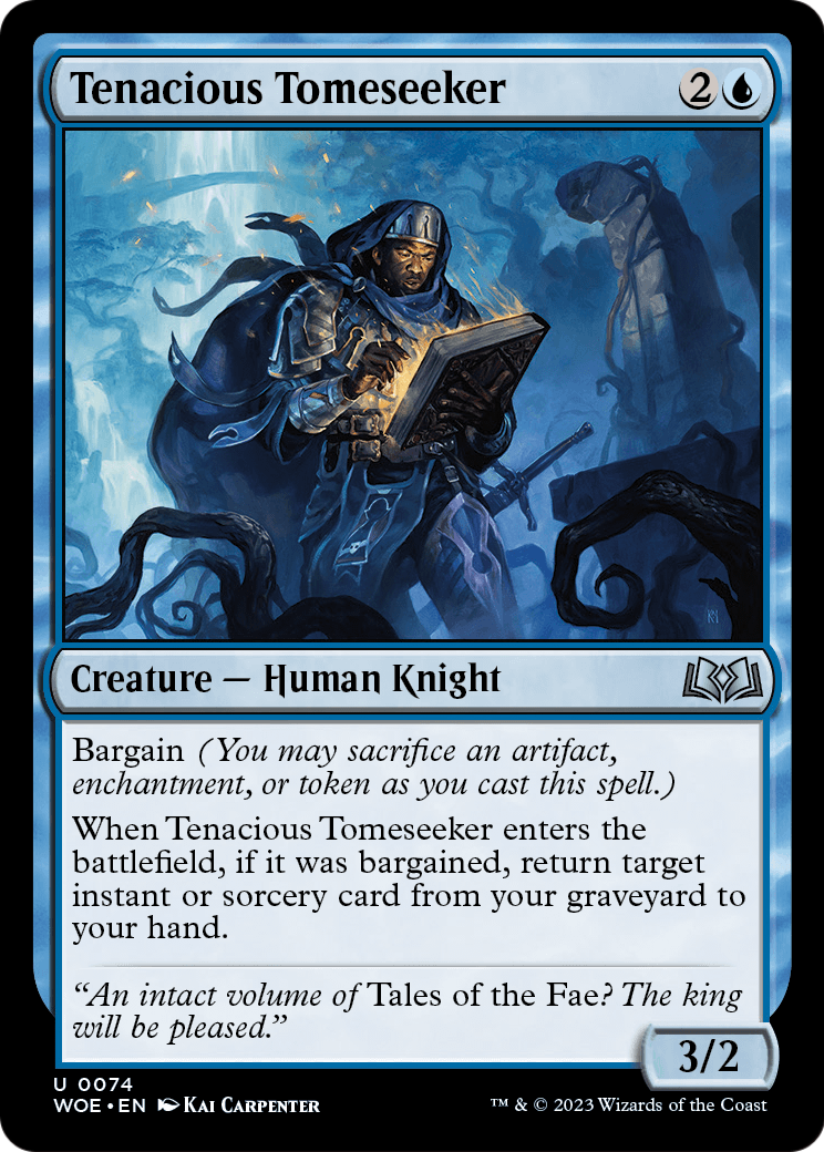 Tenacious Tomeseeker (WOE-074) - Wilds of Eldraine Foil