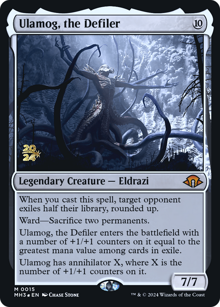 Ulamog, the Defiler (PRE-015) - Modern Horizons 3 Promos Foil
