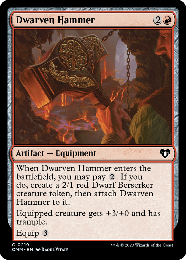 Dwarven Hammer (CMM-219) - Commander Masters