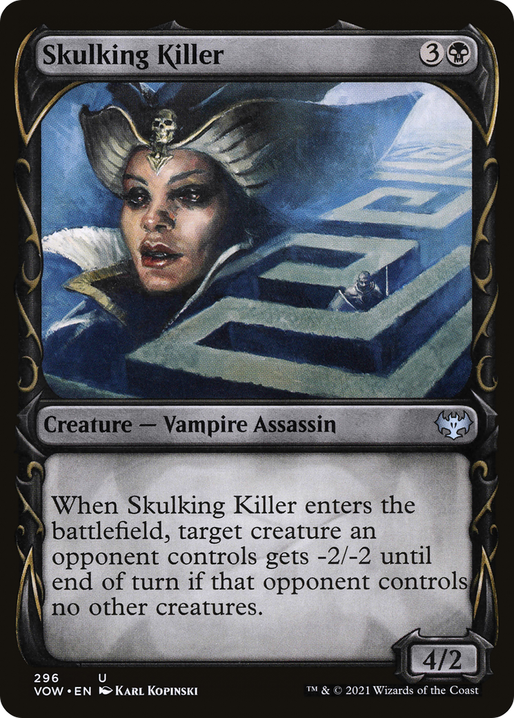 Skulking Killer (Showcase) (VOW-296) - Innistrad: Crimson Vow: (Showcase)