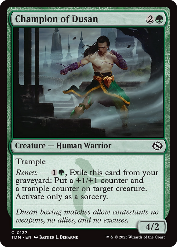 Champion of Dusan (TDM-137) - Tarkir: Dragonstorm