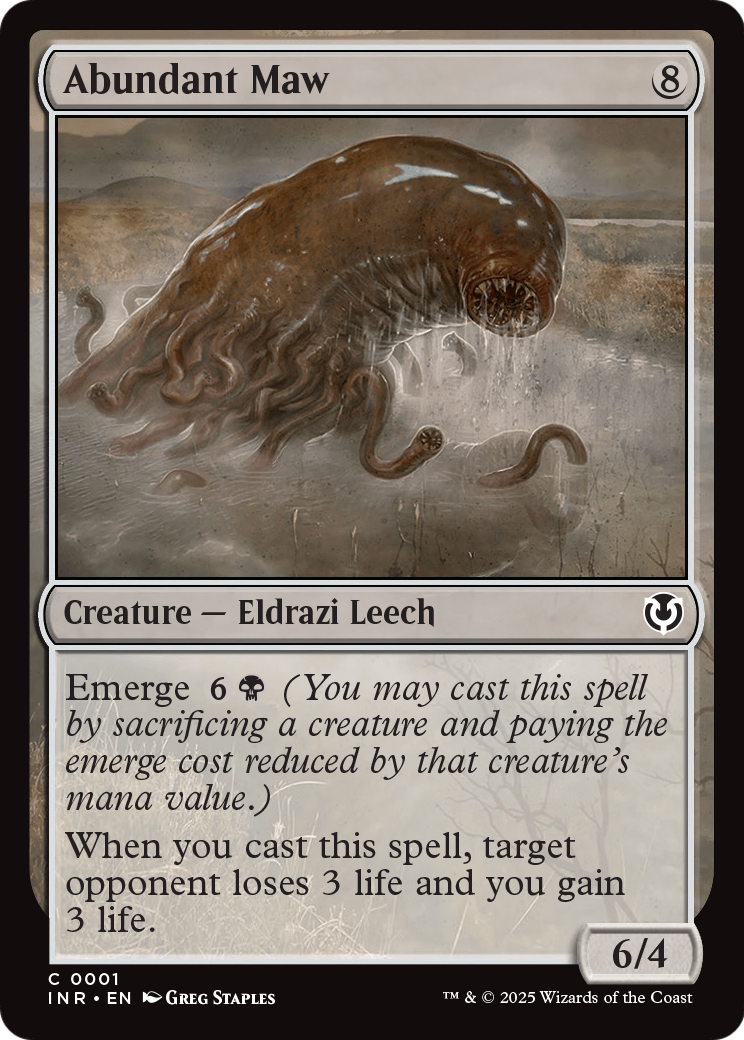 Abundant Maw (INR-001) - Innistrad Remastered