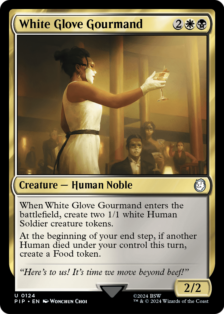 White Glove Gourmand (PIP-124) - Fallout