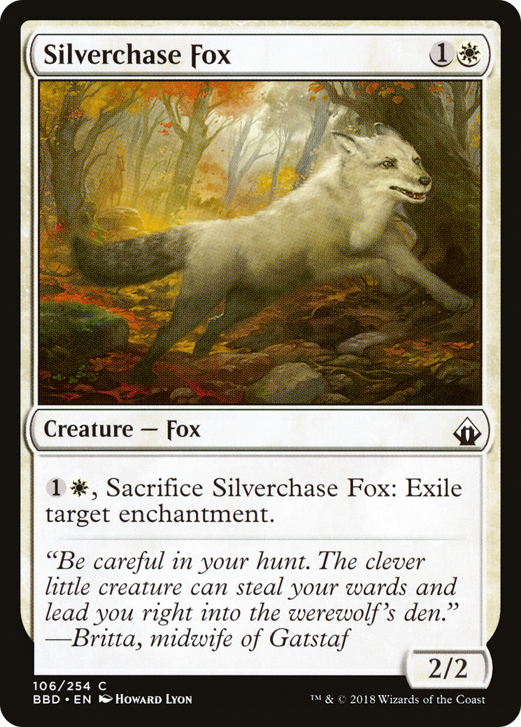 Silverchase Fox (BBD-106) - Battlebond Foil