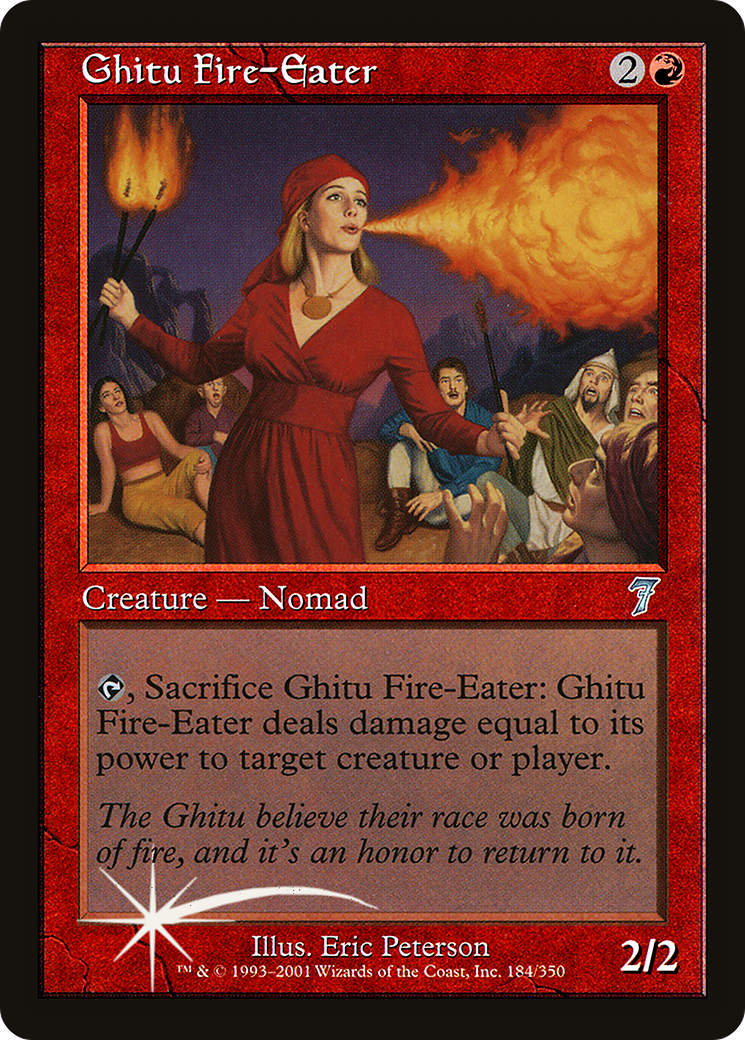 Ghitu Fire-Eater (7ED-184★) - 7th Edition
