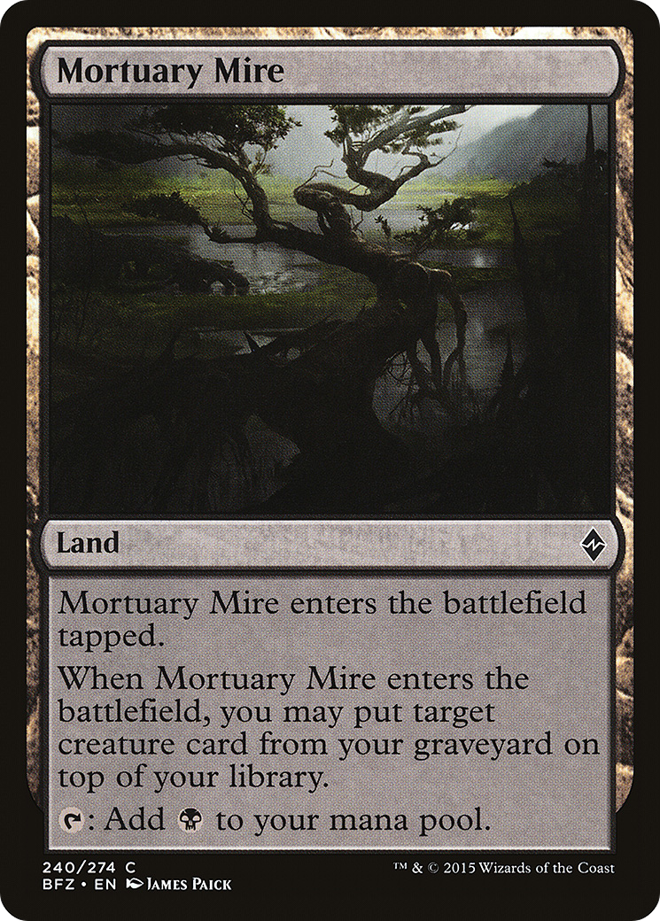 Mortuary Mire (BFZ-240) - Battle for Zendikar