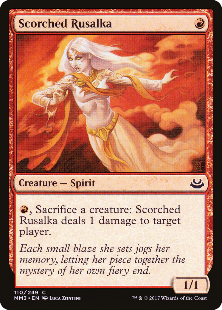 Scorched Rusalka (MM3-110) - Modern Masters 2017