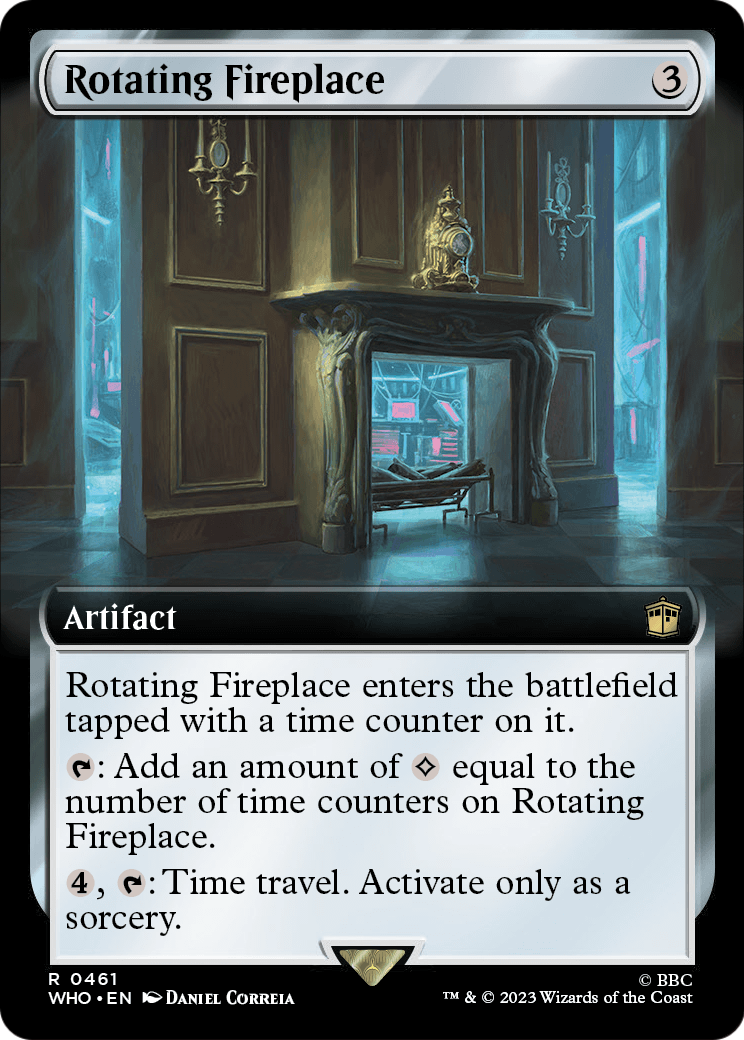 Rotating Fireplace (Extended Art) (WHO-461) - Doctor Who: (Extended Art)
