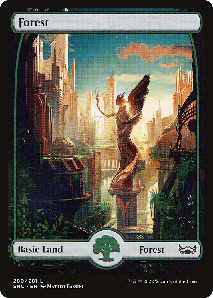 Forest (280) (SNC-280) - Streets of New Capenna: (Full Art) Foil