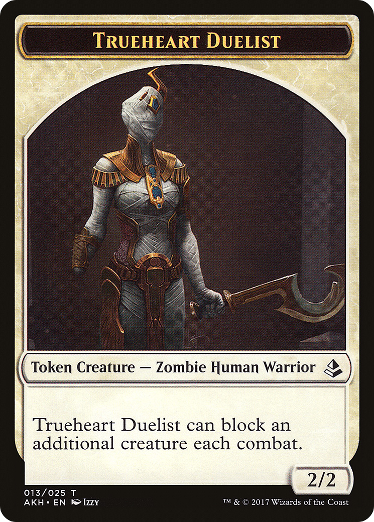 Trueheart Duelist Token (AKH-013) - Amonkhet Tokens