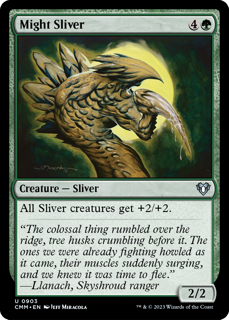 Might Sliver (CMM-903) - Commander Masters