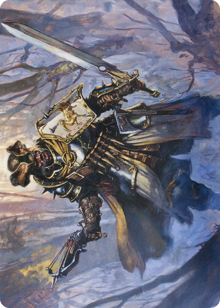 Brutal Cathar // Brutal Cathar (AMID-013) - Midnight Hunt Art Series (Borderless) Foil
