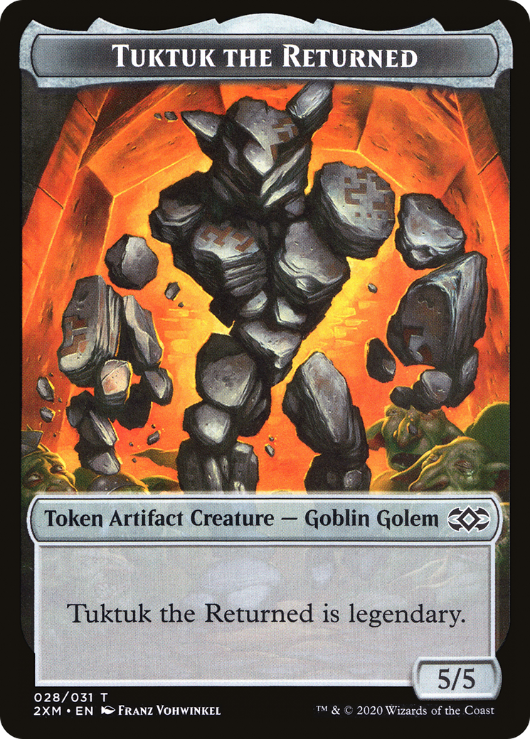 Tuktuk the Returned (T2XM-028) - Double Masters Tokens